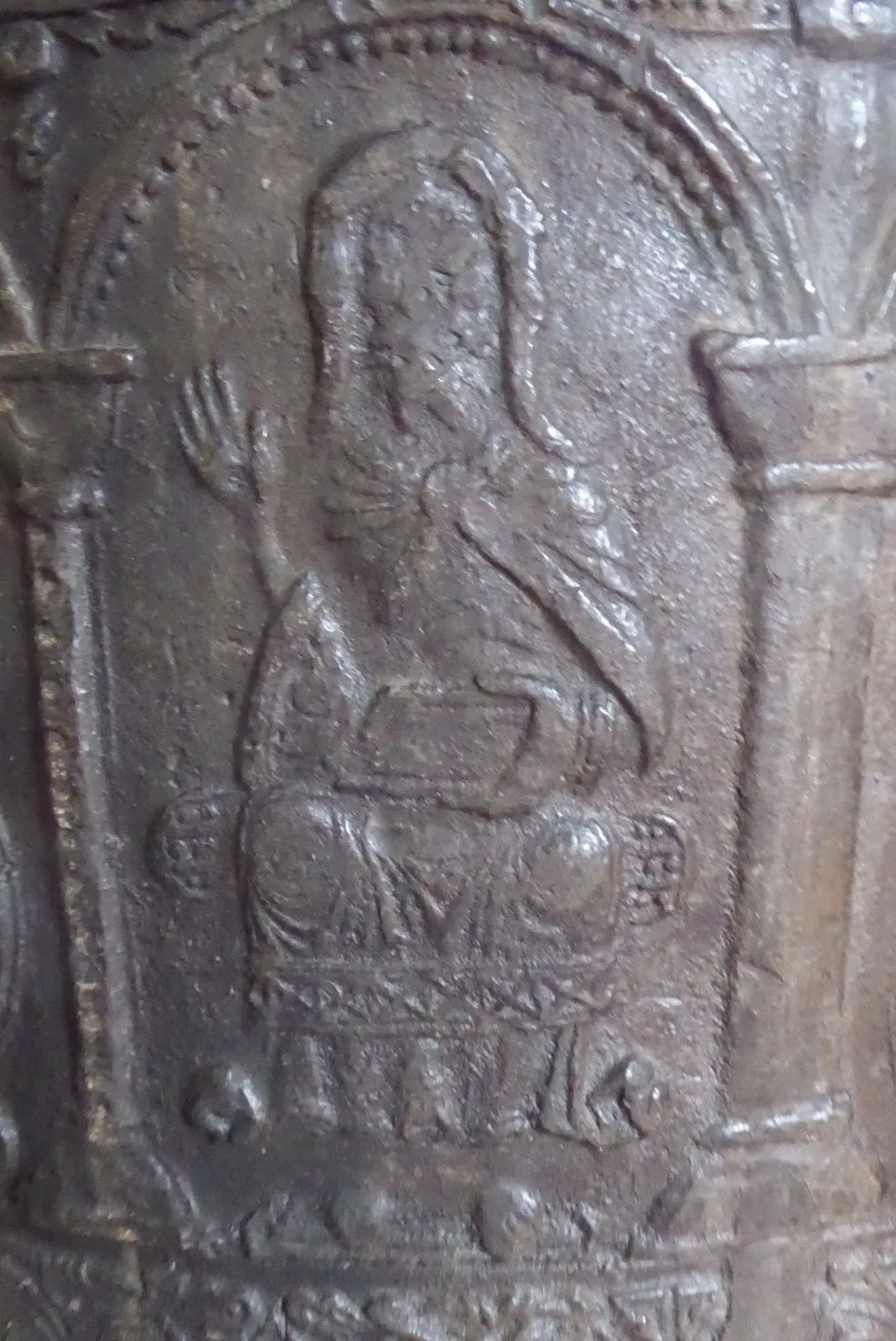 An Apostle on a font