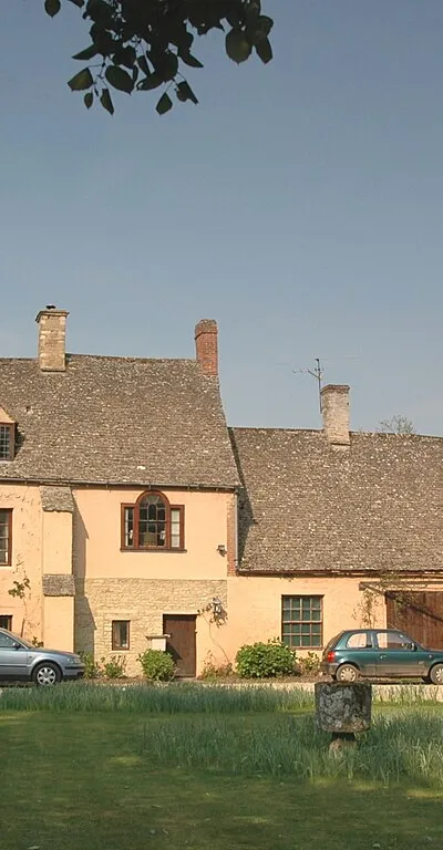 Part of Wilcote Manor house, Wilcote, Oxfordshire, viewed from the east.