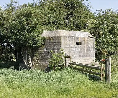 Fence by the pillbox