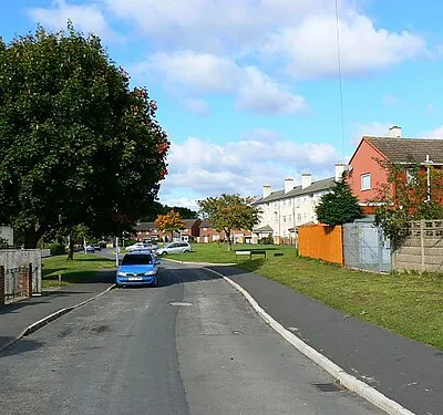 Avebury Road, Penhill, Swindon. Penhill is a local authority housing estate developed in the early to mid 1950s. Swindon Borough Council took advantage of the Town Development Act 1952 to expand at a rapid rate in the post-war years. The theme for the naming of the roads and closes in the estate is Wiltshire towns and villages. Avebury is famous for its old rocks 567773