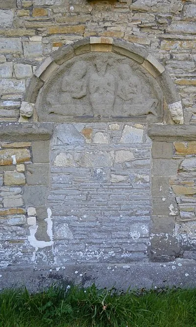 Blocked north door, Tredington church