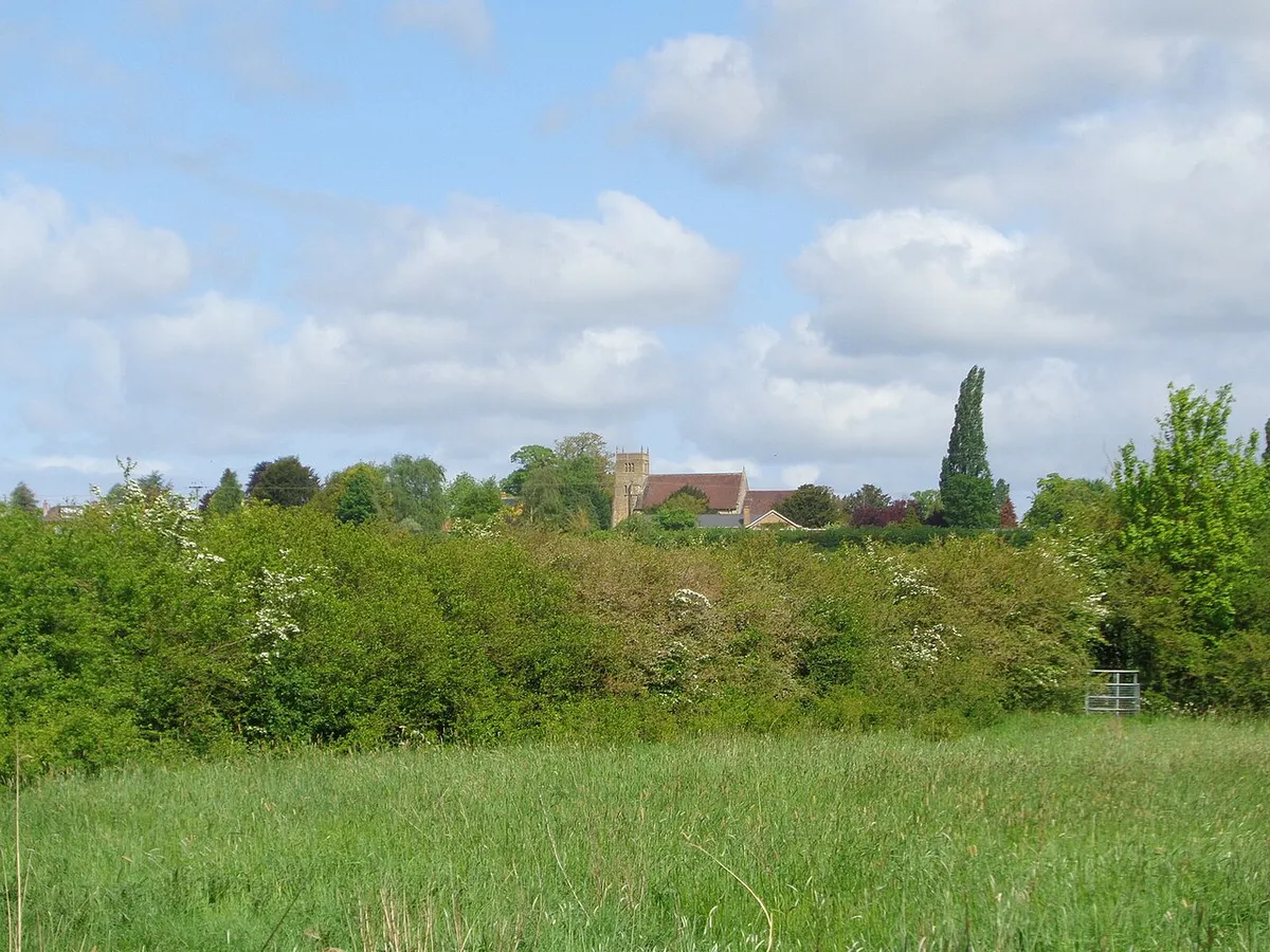 A distant Stoulton Church