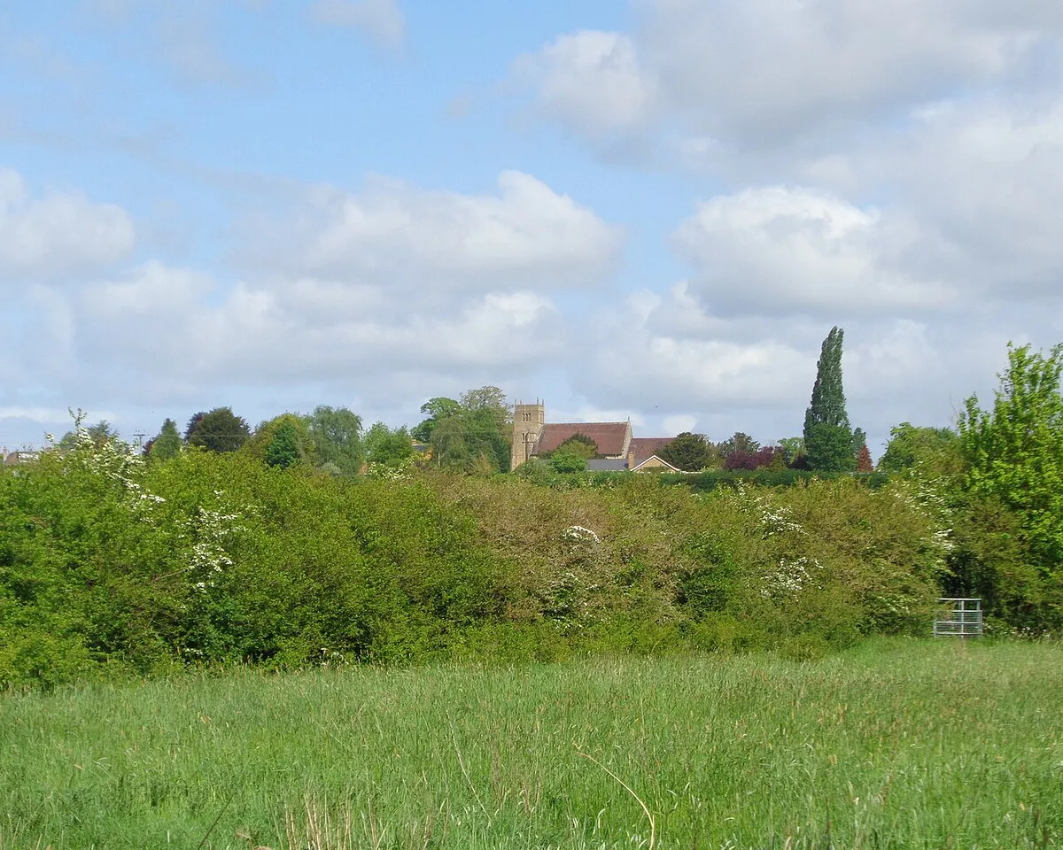A distant Stoulton Church