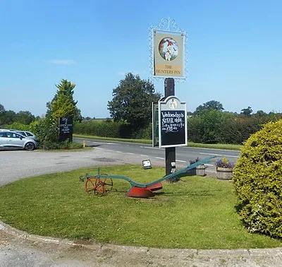 Outside the Hunters Inn