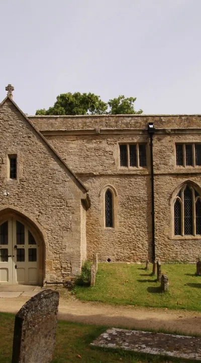 St Mary the Virgin parish church, Black Bourton, Oxfordshire, seen from the south