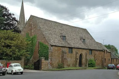 Adderbury, Oxon Spire of St Mary's church visible in distance.
