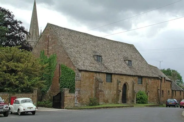 Adderbury, Oxon Spire of St Mary's church visible in distance.
