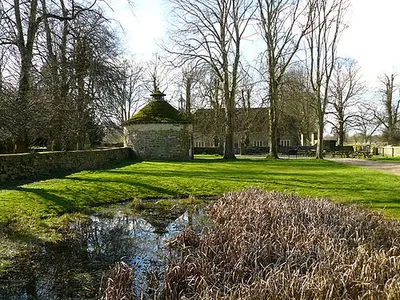 Avebury - Pond This pond is home to several ducks.