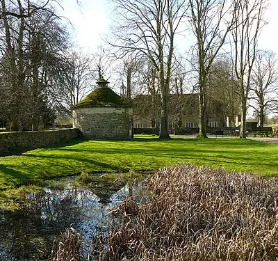 Avebury - Pond This pond is home to several ducks.