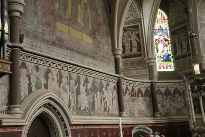 Chancel north wall
