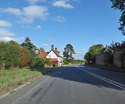 A4 towards Newbury at Halfway