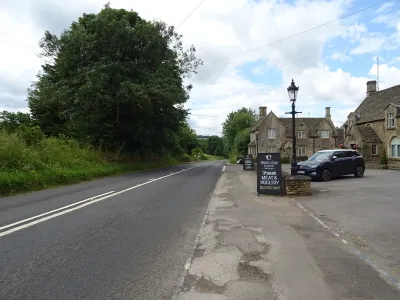 A435 near the Colesbourne Inn