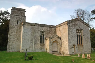 Church of England parish church of St Nicholas, Kiddington, Oxfordshire, viewed from the southwest.