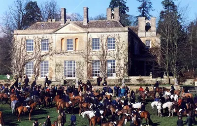 Beaufort Hunt Meet, Easton Grey House, Wiltshire 1999