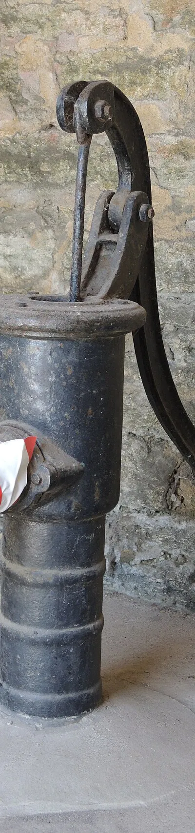 A broken spout