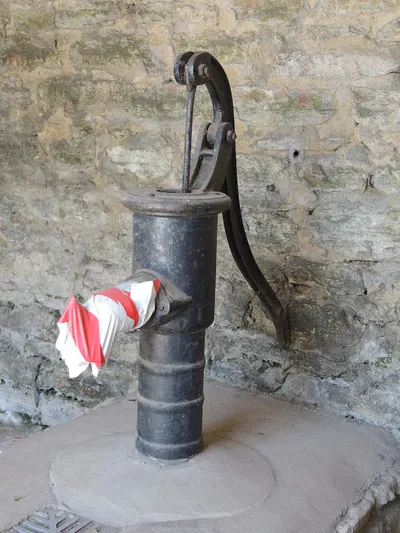 A broken spout