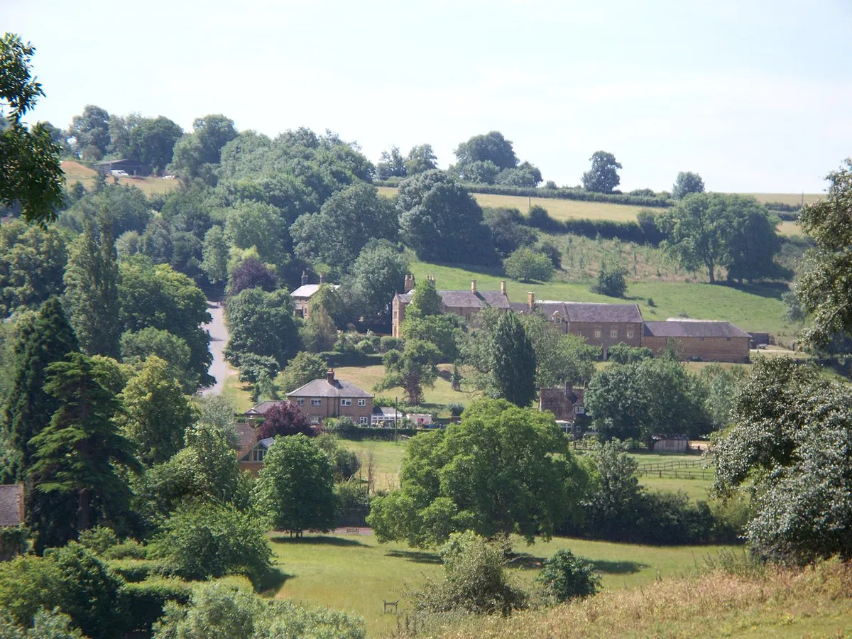 Across the valley