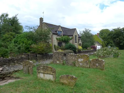 All Saints, Oaksey: churchyard (1)