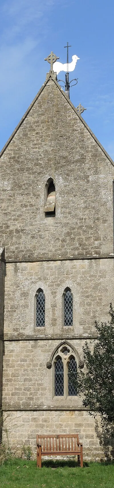 A saddleback tower