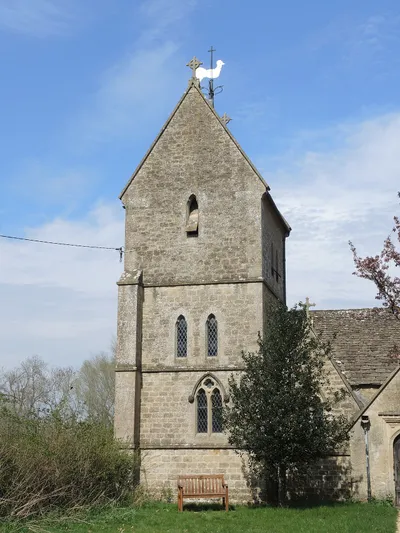 A saddleback tower
