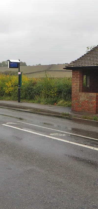 Bus shelter on Oxford Road