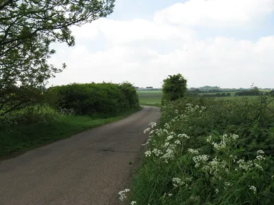Down Road looking SE towards Marshfield