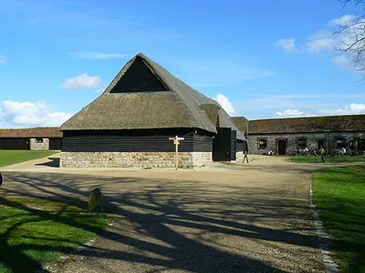 Avebury - Tithe Barn This barn now houses an interactive display covering the history of Avebury from ancient times to the present day.