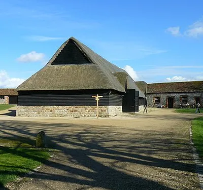 Avebury - Tithe Barn This barn now houses an interactive display covering the history of Avebury from ancient times to the present day.