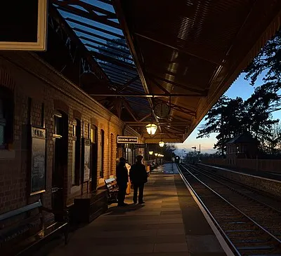 Photograph taken on 2nd January 2023. View of the Line towards Toddington