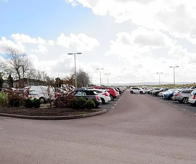 Car park for The Valley Garden & Shopping Centre Evesham