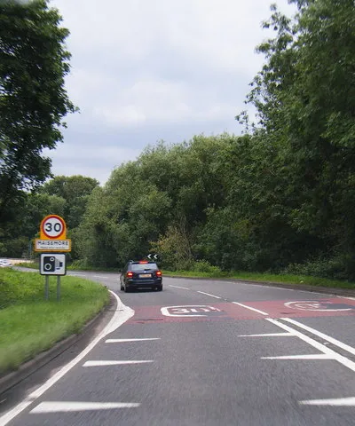 A417 at Maisemore village boundary