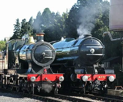 City of Truro and Green Arrow on the Gloucestershire Warwickshire Railway