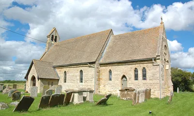 Church of England chapel of St Mary, Shifford, Oxfordshire: view from the southeast