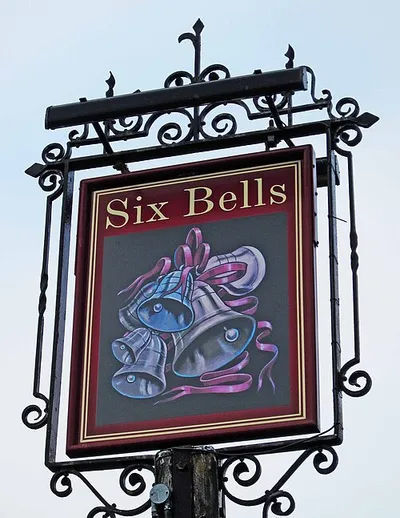 Six Bells (2) - sign, 70 Mill Street, Kidlington