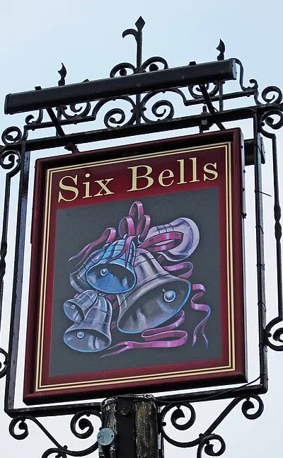Six Bells (2) - sign, 70 Mill Street, Kidlington