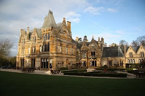 Ettington Park Wonderful Gothic mansion by John Prichard for E.P.Shirley 1858-63, now a Country House Hotel