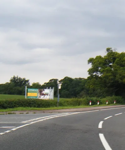 A417 junction north of Old Farm