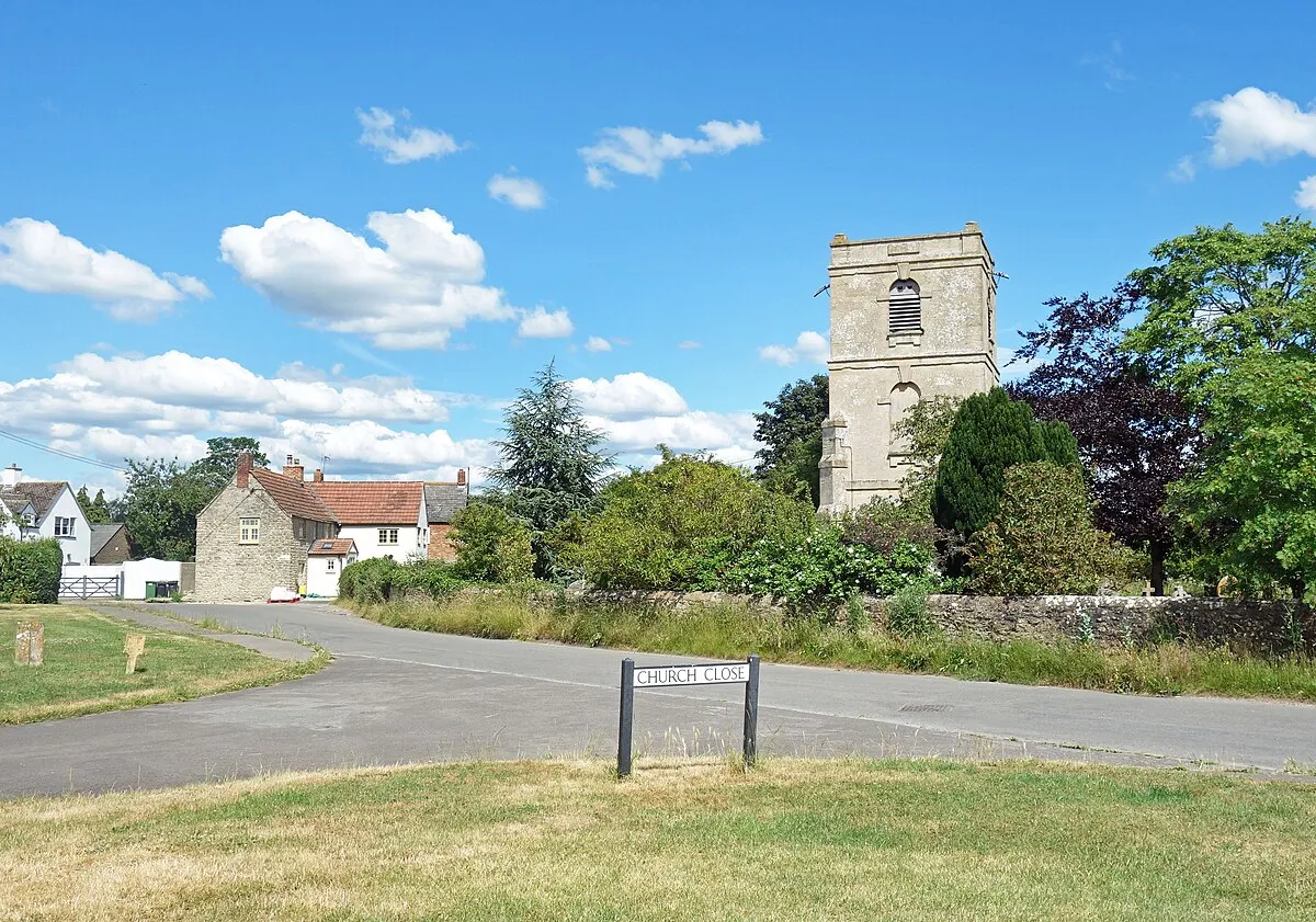 At the end of Church Close