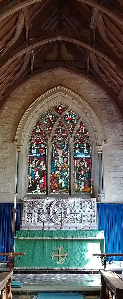 All Saints' Church interior, Brightwalton
