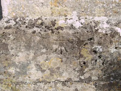 Benchmark, St. James's Church, Colesbourne