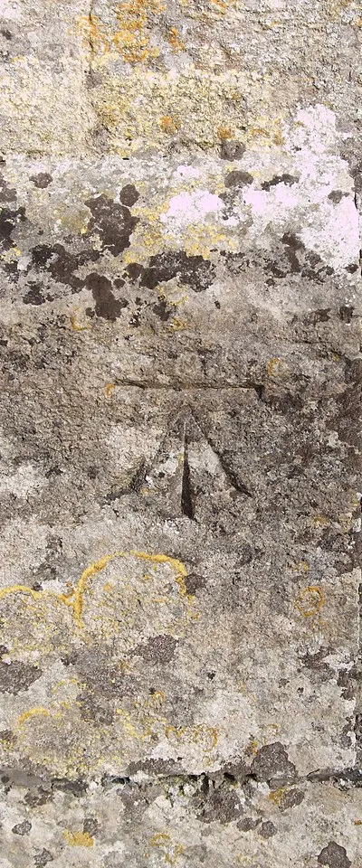 Benchmark, St. James's Church, Colesbourne