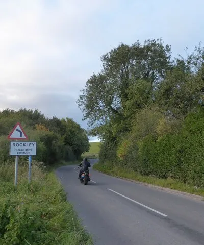 Boundary sign, Rockley: late September 2020