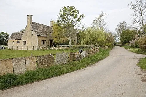 Along past the cottages