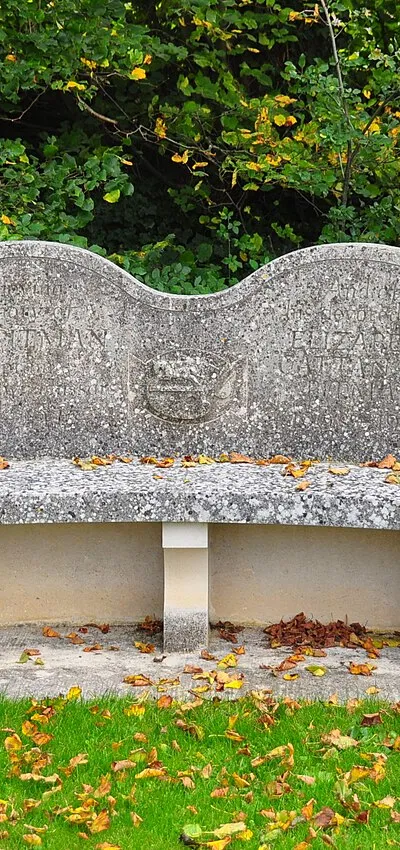 Churchyard Stone Seat, Parish Church, Foxley, Wiltshire 2020