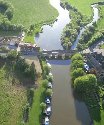Aerial view from Paramotor of Newbridge.