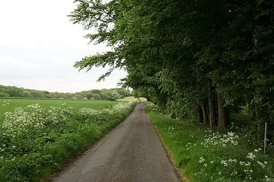 Minor road leading to Hazleton