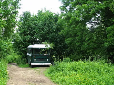 A home in a bus? Adjacent to a public bridleway just off the B4070 near Bull's Cross, this bus looked very much as if it served as a home to someone. There was no one to be seen, but there was a pushbike tucked around the back, and the bus looked as if it had been there for a while.