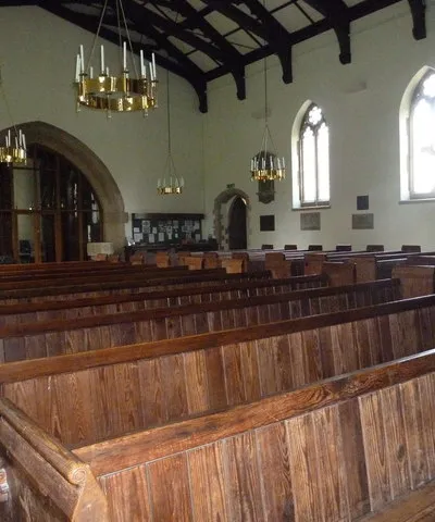 Inside St Martin, East Woodhay (C)