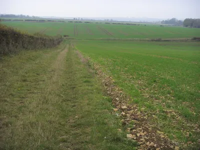 Bridleway to Ascott d'Oyley Bridleway to Ascott d'Oyley follows the hedge line and cuts sharply to the right at the field edge