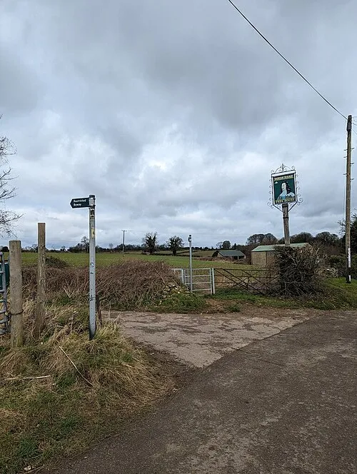 Junction of Paths &amp; Road, Highfield Way, France Lynch